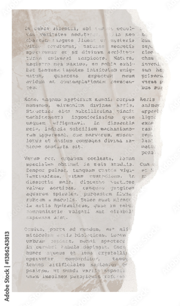 Obraz premium Strip Torn Paper