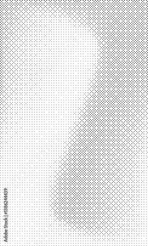 Vertical pop art halftone overlay png texture on a transparent background