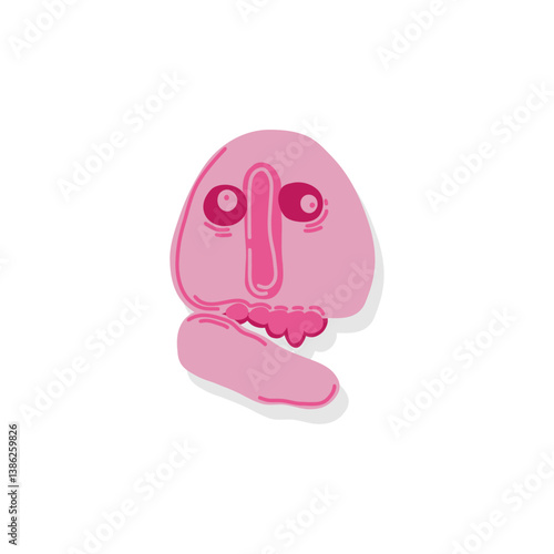 Monster or bogeyman. Various quirky and ugly creatures. Halloween concept