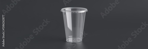 Wallpaper Mural Blank transparent cup, ready for branding Torontodigital.ca