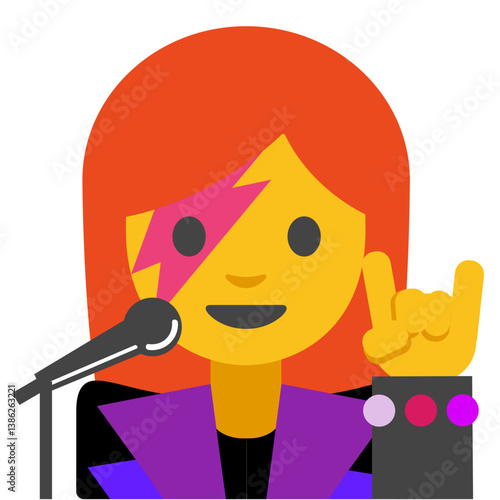 Rockstar at Microphone
