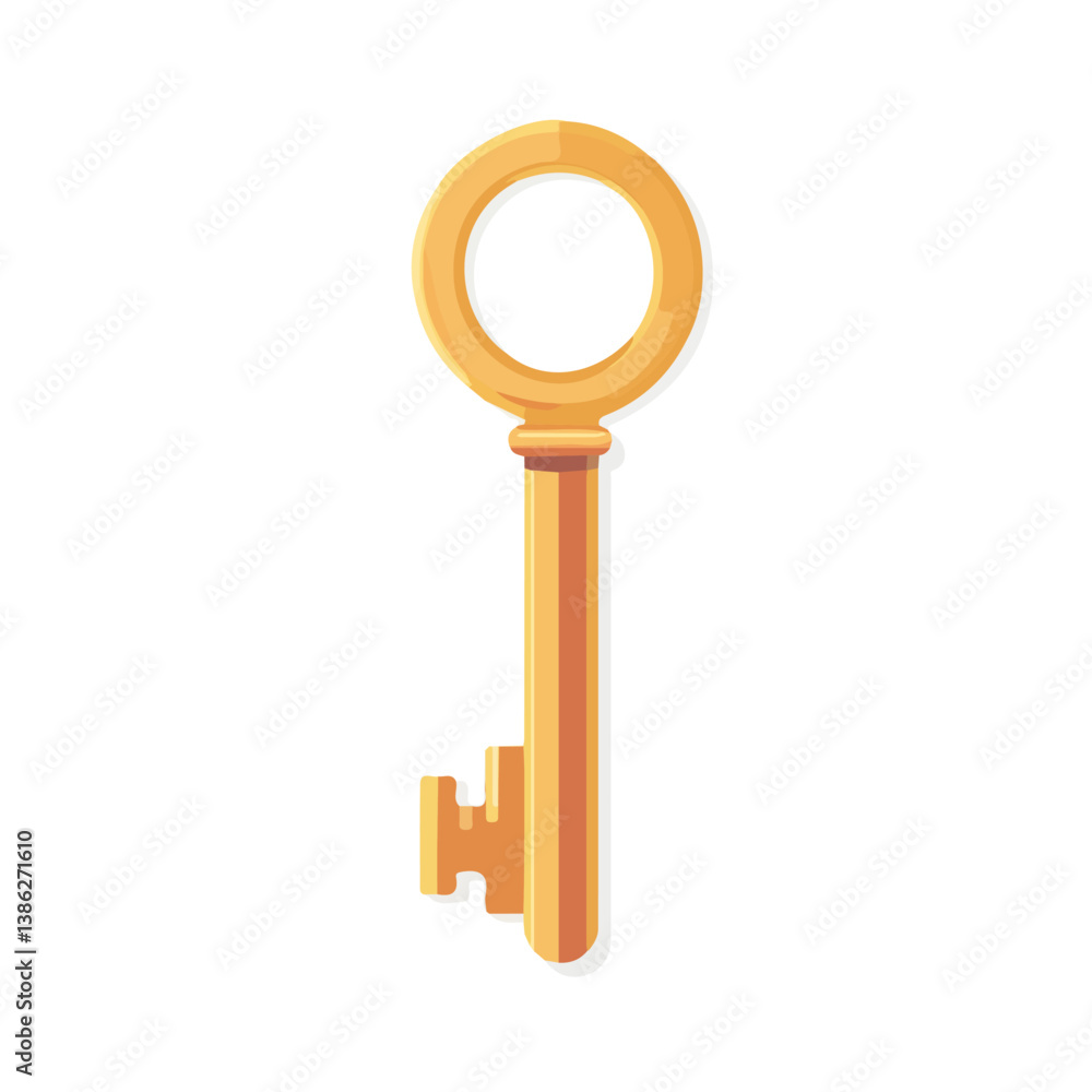 Flat vector drum key, minimalist design, isolated on a white background.
Flat vector drum key, minimalist design, isolated on a white background.