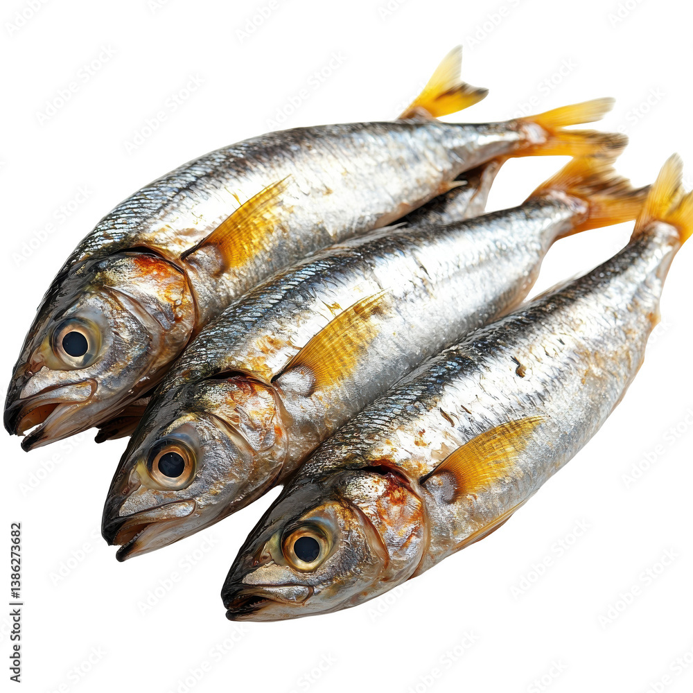 A sardine shimmering in a group isolated on white background.PNG A sardine shimmering in a group isolated on white background.PNG