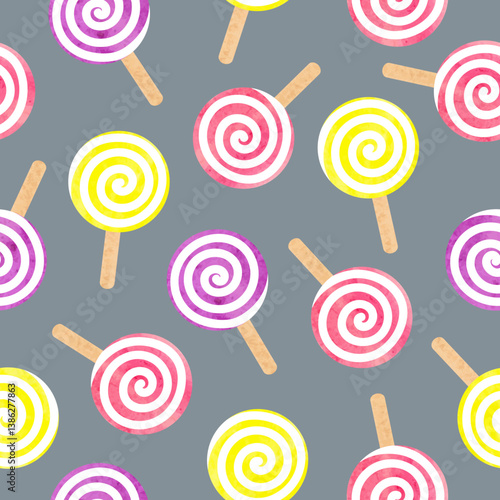 Seamless sweet pattern with...