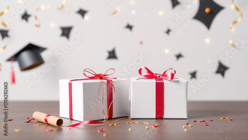 Graduation Gift Box Mockup - Celebration and Appreciation