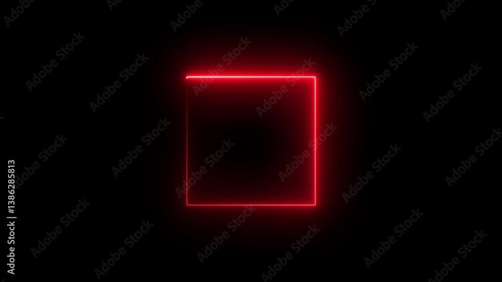 Abstract Neon blue square. luminous banner animation. Neon square, glowing neon frame rectangle icon, Square rectangle picture border with neon line. footage effect seamless loop. Abstract Neon blue square. luminous banner animation. Neon square, glowing neon frame rectangle icon, Square rectangle picture border with neon line. footage effect seamless loop.