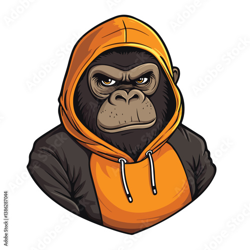 Solitary monkey, warm, spy monkey, patriarch monkey, urban monkey.