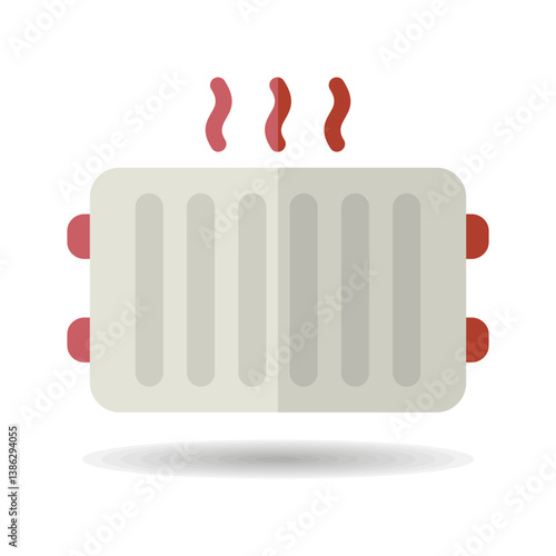Radiator, heater vector icon. Construction, repair