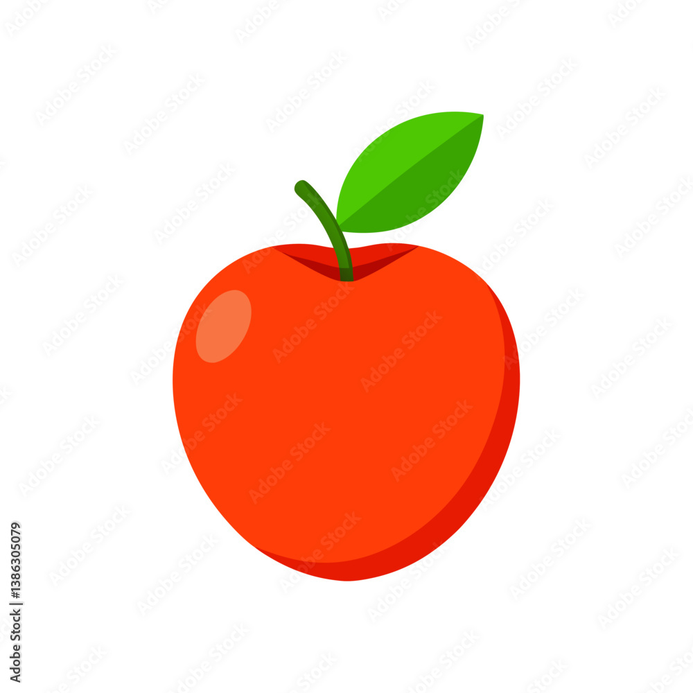 red apple vector illustration red apple vector illustration