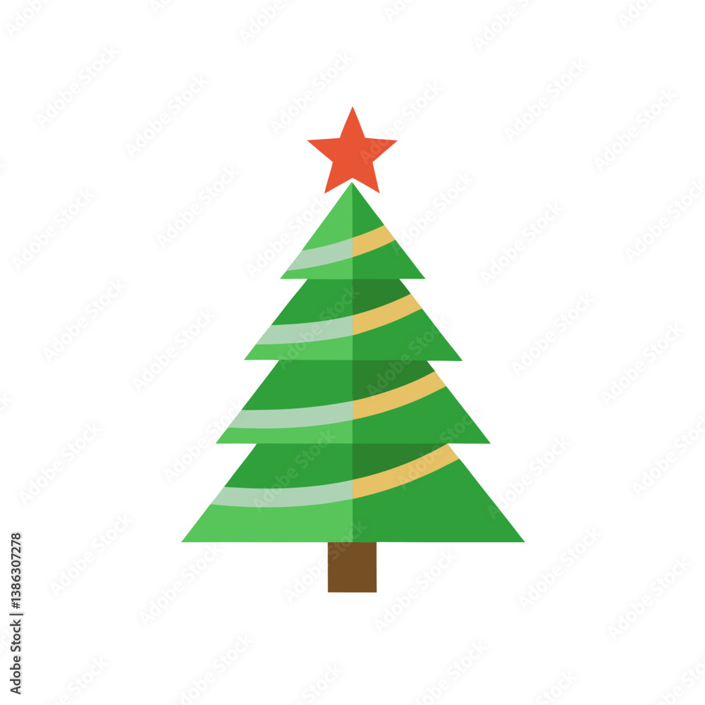 christmas tree vector illustration christmas tree vector illustration