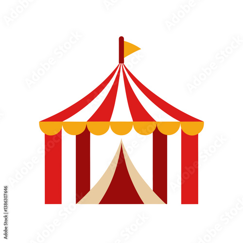 circus tent vector illustration