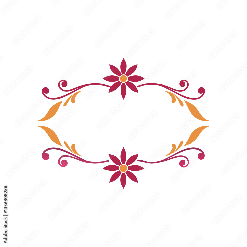 Obraz premium abstract floral background