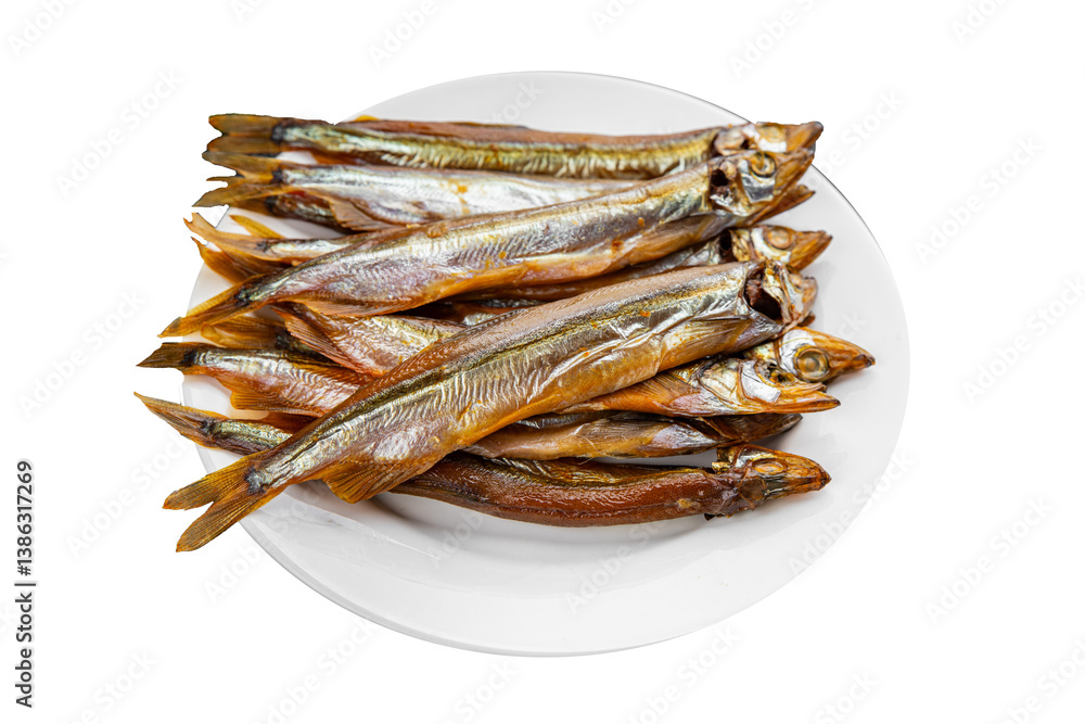 Smoked sprat fish capelin dish fresh gourmet food background on table rustic food top view copy space pescetarian diet Smoked sprat fish capelin dish fresh gourmet food background on table rustic food top view copy space pescetarian diet