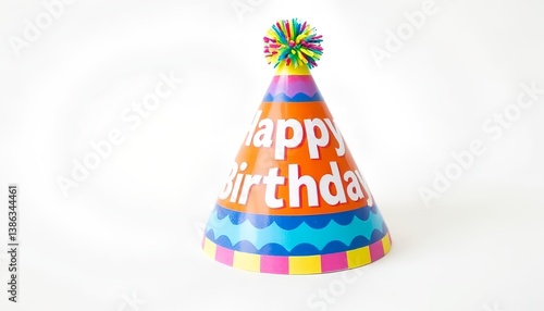 happy birthday hat ai generated
