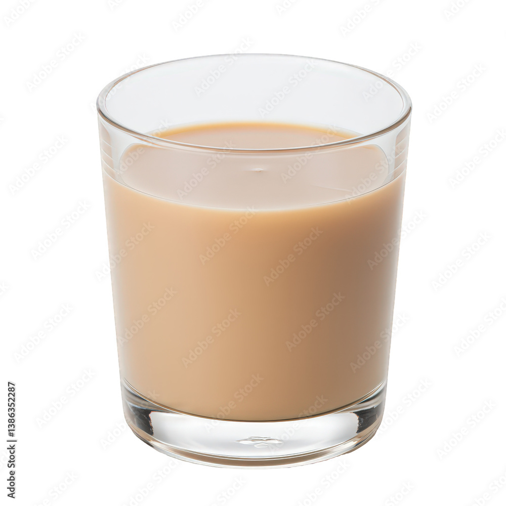 Tall Glass of Refreshing Chocolate Milk. Tall Glass of Refreshing Chocolate Milk.