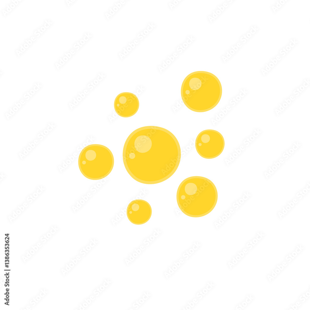 Obraz premium Cytokines icon. Small protein. Immune system. Vector illustration.