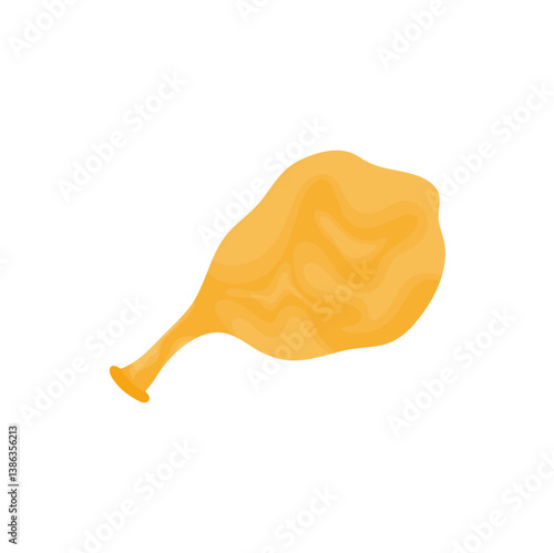 Rubber balloon deflation.  Cartoon balloon losing air and deflating. Vector illustration.