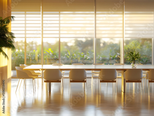 Modern business meeting in conference room