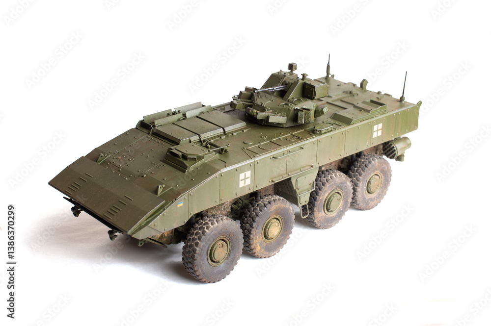 Scale model of old vehicle Scale model of old vehicle