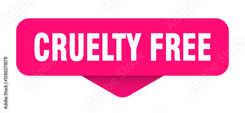 cruelty free sticker. cruelty free sign on transparent background
