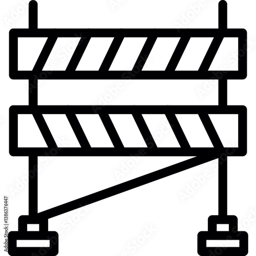 Police Barricade Icon