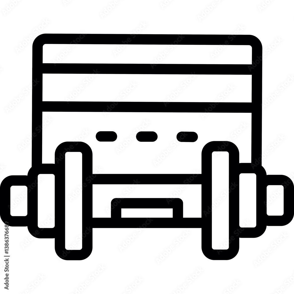 Gym Membership Icon Gym Membership Icon