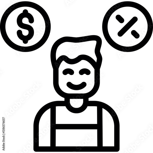 Employee Discounts Icon