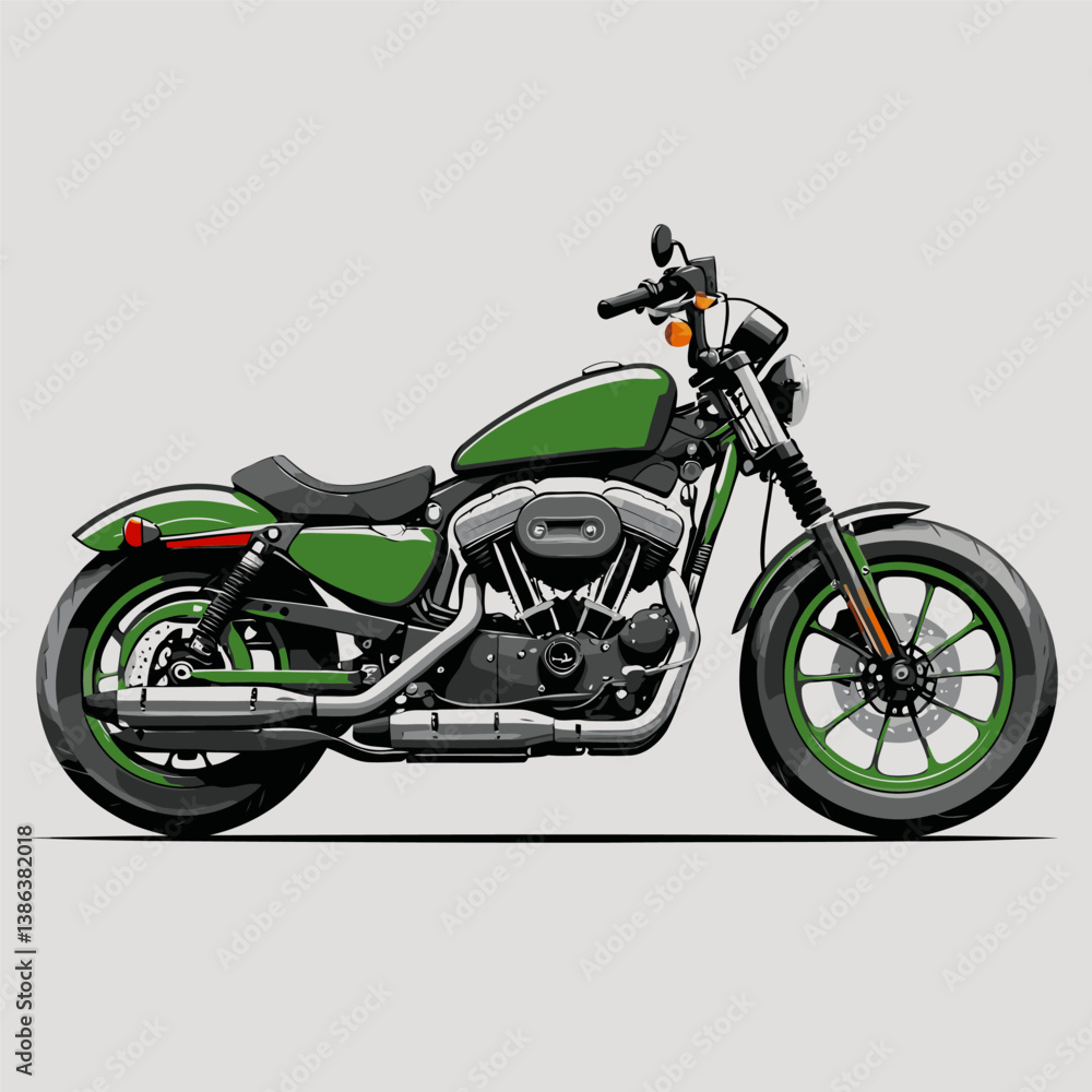 vector art motorcycle for graphic design purposes vector art motorcycle for graphic design purposes