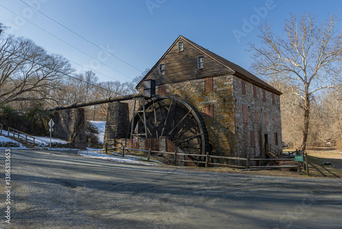 Φωτογραφία Photo of the Rock Run Grist Mill in the Susquehanna State Park Maryland in the w