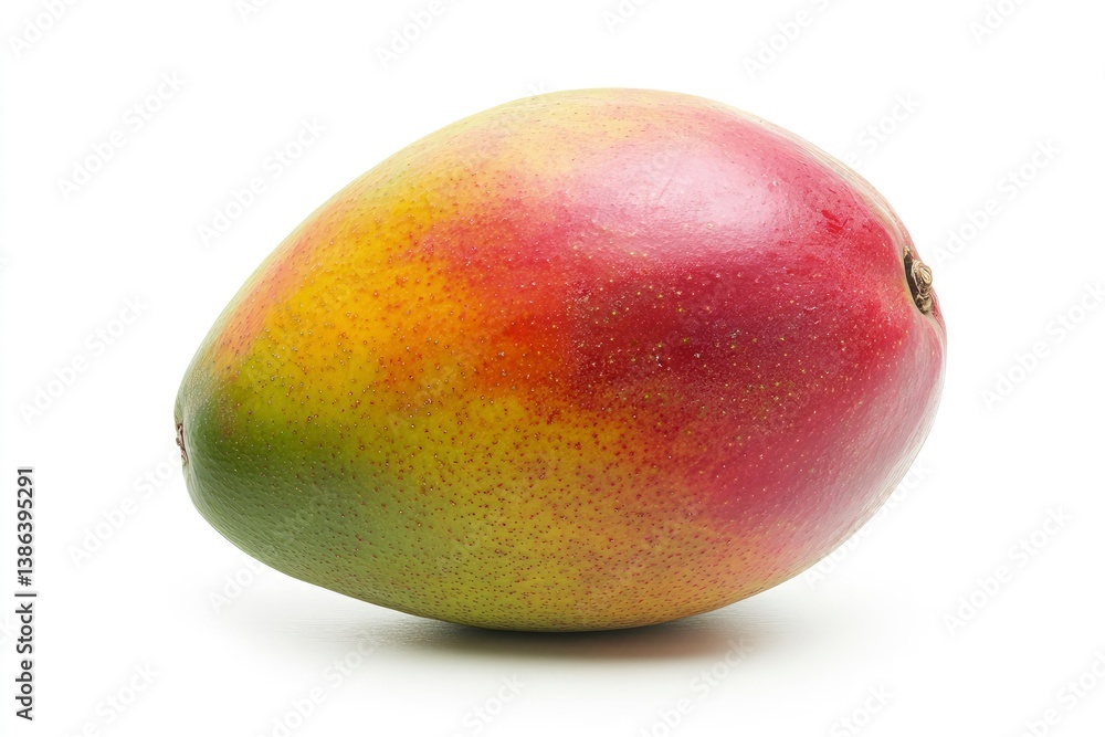 Close-up of Fresh Mango Fruit on White Background for Food Concepts Close-up of Fresh Mango Fruit on White Background for Food Concepts