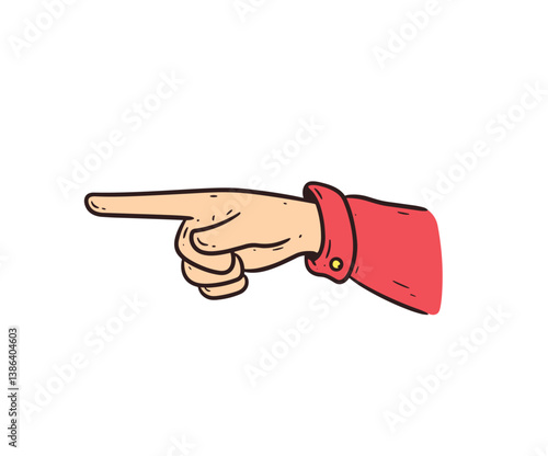 index finger pointing gesture