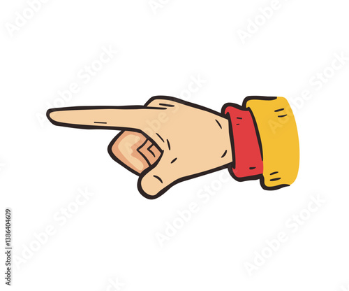 index finger pointing gesture
