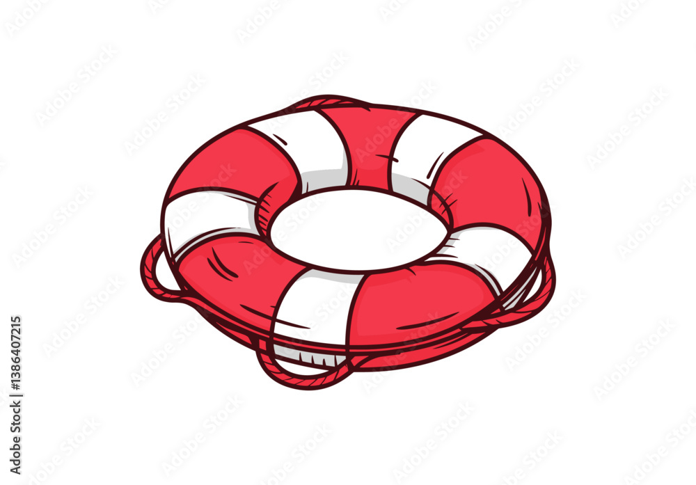 lifebuoy vector illustration