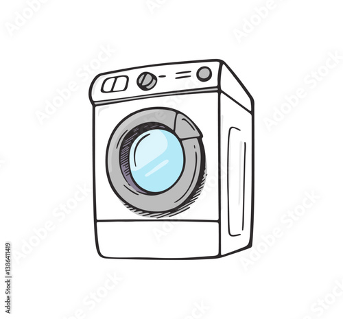washing machine Illustration