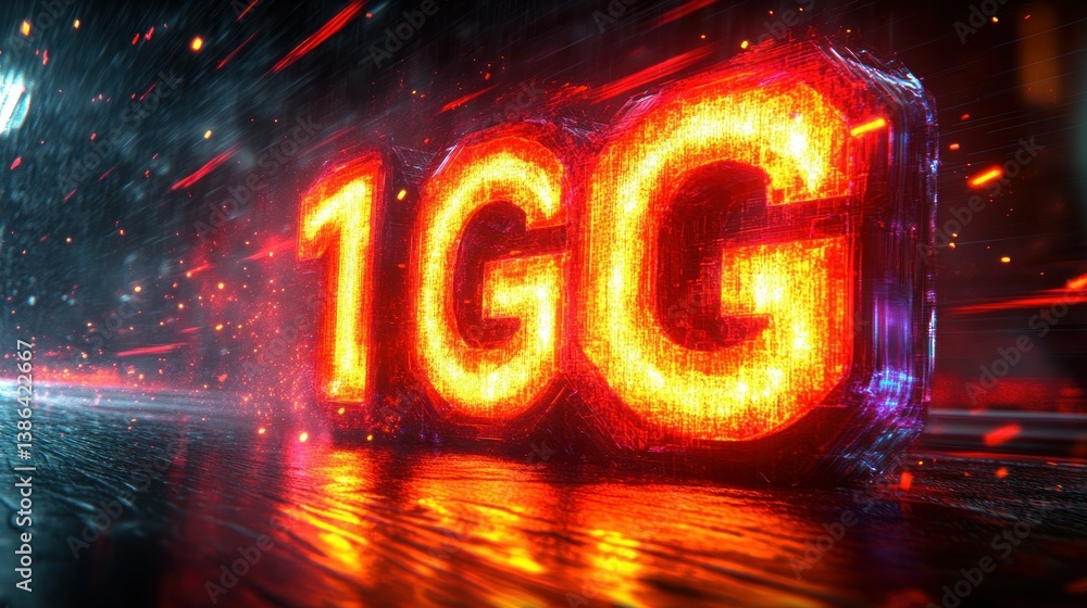 5G Network - Futuristic Digital Technology