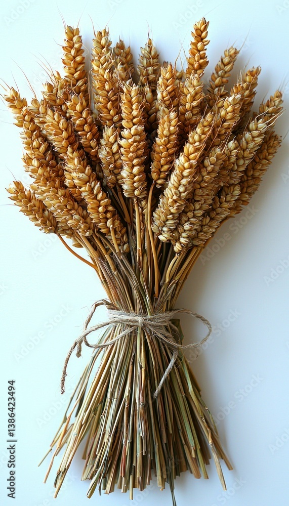 Golden Wheat Sheaf: Rustic Charm and Harvest Bounty
