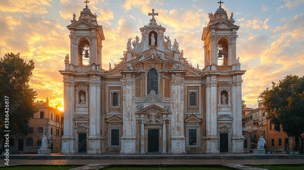 Sunset at the Basilica di Santa Maria della Salute, Venice