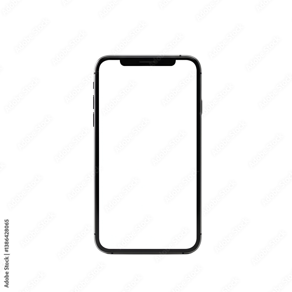 Cellphone Smartphone Advertisement Isolated on Transparent Background Cellphone Smartphone Advertisement Isolated on Transparent Background