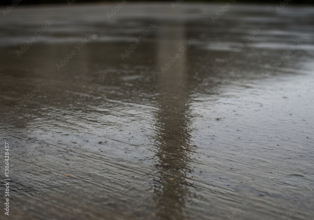 Wet concrete texture, showing details of water drops and reflections, industrial environment. Wet concrete texture, showing details of water drops and reflections, industrial environment.