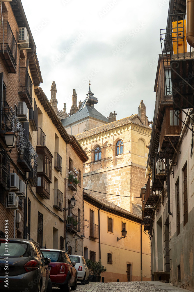 Fototapeta premium old architecture in Toledo Spain