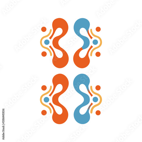 question mark symbol made of colorful splashes