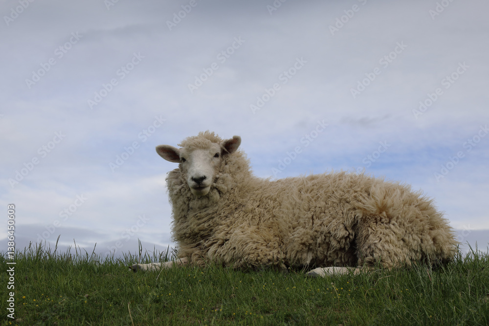 Naklejka premium Romneyschaf / Romney sheep / Ovis