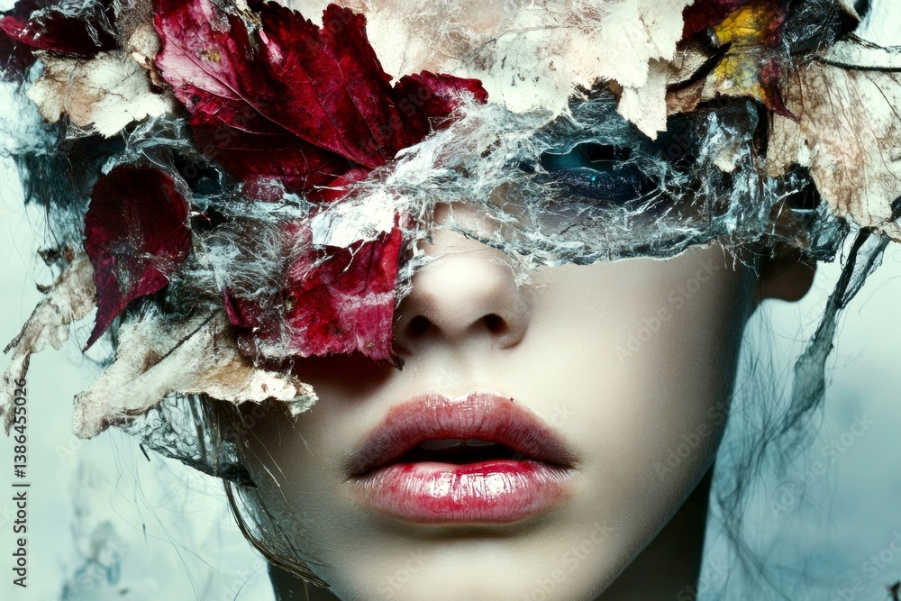 Silent struggle. Metaphorical poverty feelings of a loss of pleasure or interest. Self-help for depression. Lost and broken. Poverty - cause of depression: abstract image of physical state.