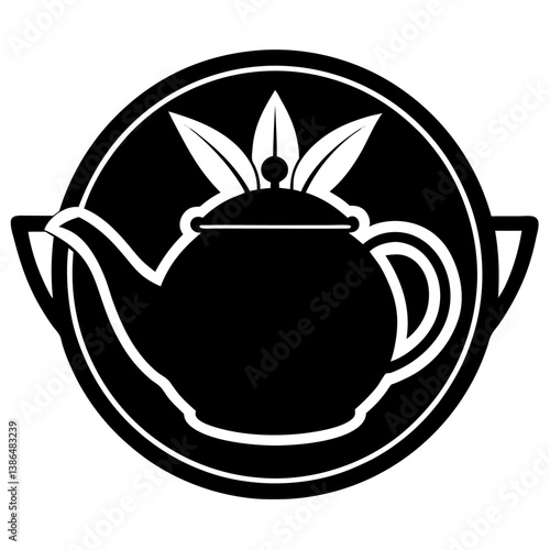 tea in a teapot logo
