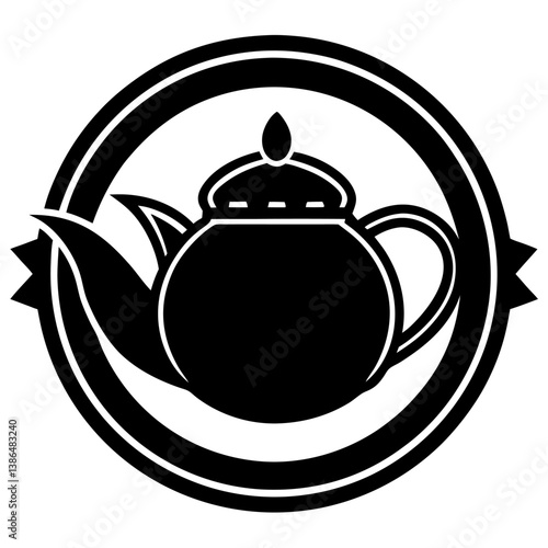 tea in a teapot logo