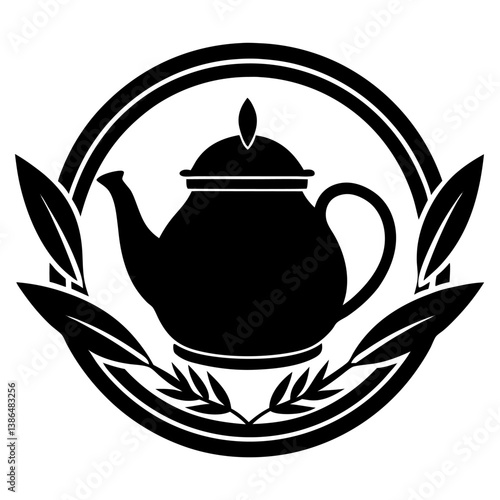 tea in a teapot logo