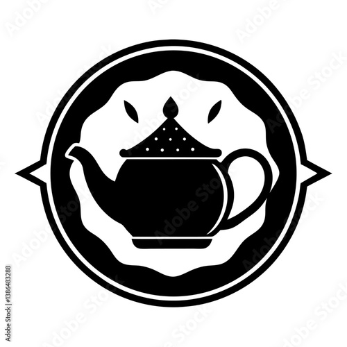 tea in a teapot logo
