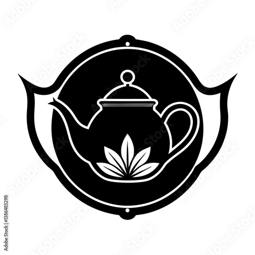 tea in a teapot logo