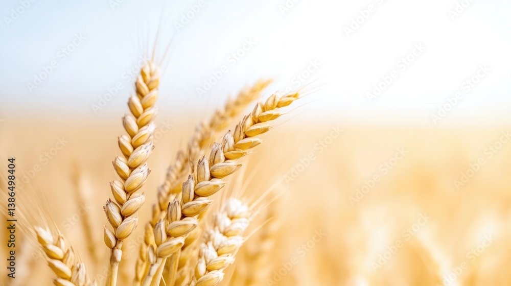Wheat Stalks Golden Field Natural Light High-resolution Close-up Shot Ripe Grains Abundant Harvest Sunny Meadow Warm Golden Hues Ideal for Agriculture Ads Wheat Stalks Golden Field Natural Light High-resolution Close-up Shot Ripe Grains Abundant Harvest Sunny Meadow Warm Golden Hues Ideal for Agriculture Ads