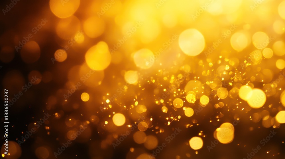 Golden bokeh background for celebration Golden bokeh background for celebration